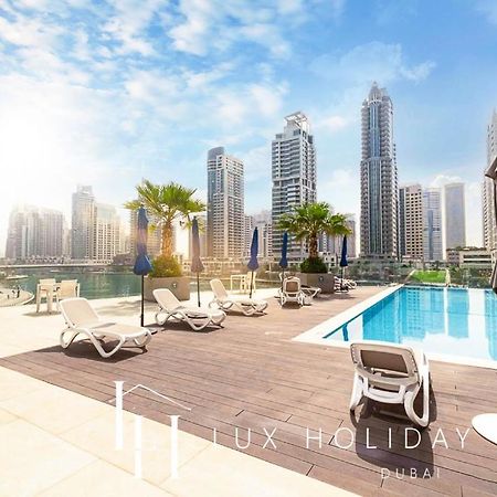 Lux Contemporary Suite With Full Marina View 6 ドバイ エクステリア 写真