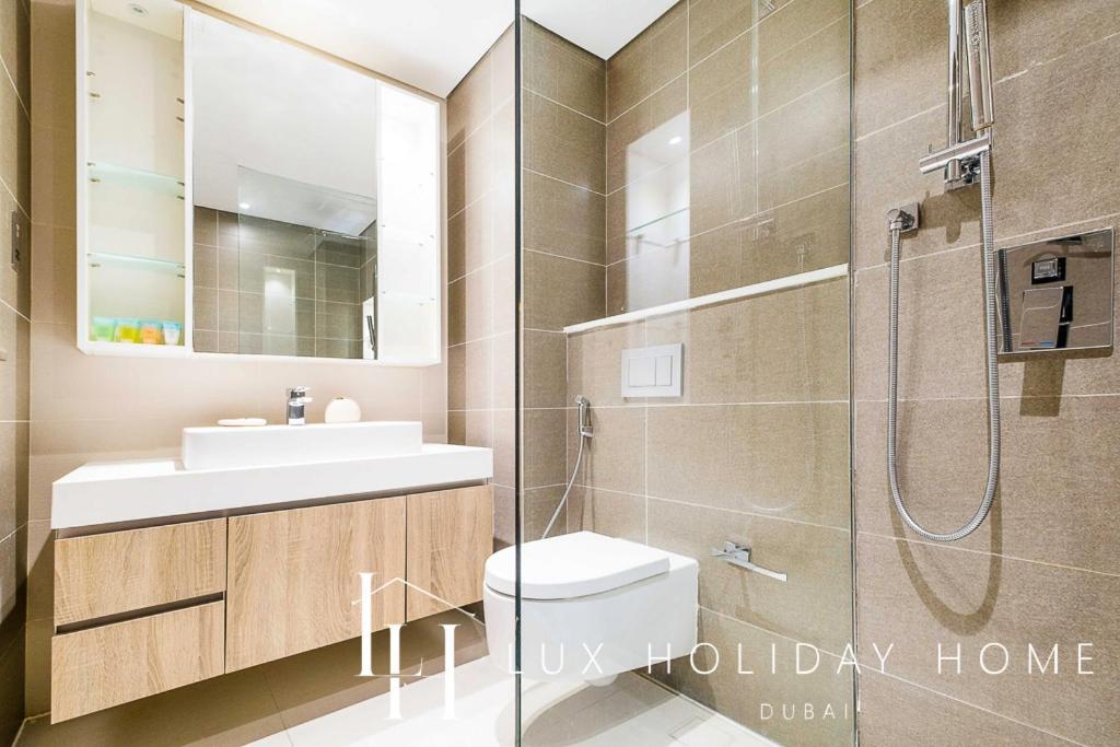 Lux Contemporary Suite With Full Marina View 6 ドバイ エクステリア 写真