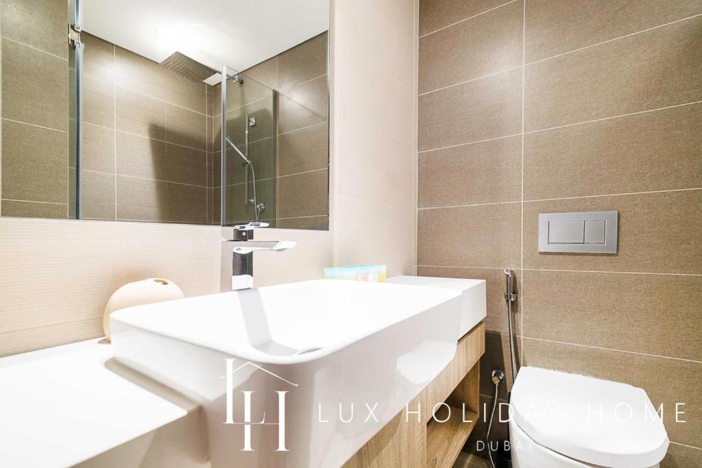 Lux Contemporary Suite With Full Marina View 6 ドバイ エクステリア 写真