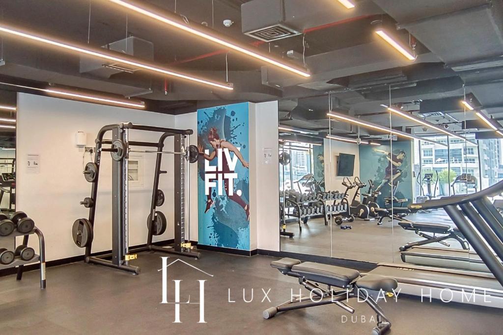 Lux Contemporary Suite With Full Marina View 6 ドバイ エクステリア 写真