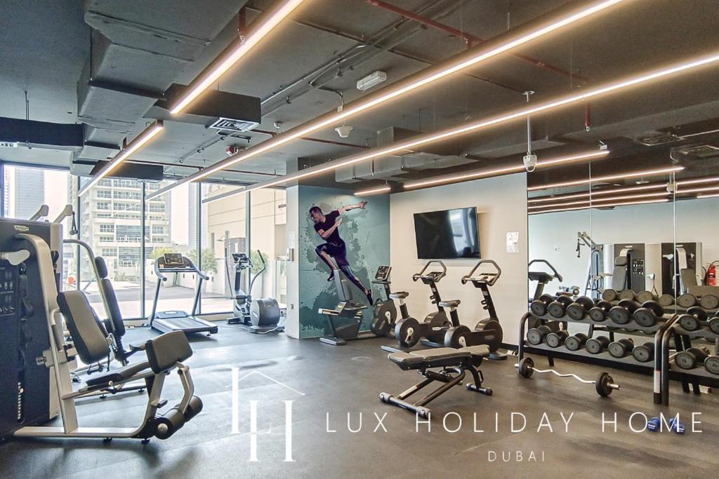 Lux Contemporary Suite With Full Marina View 6 ドバイ エクステリア 写真