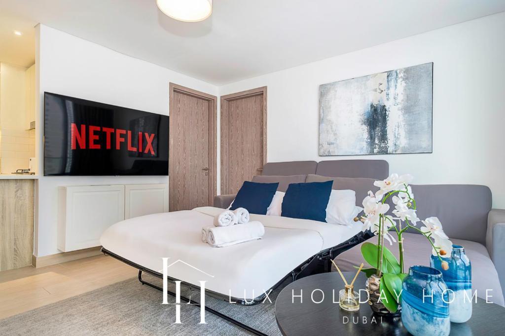 Lux Contemporary Suite With Full Marina View 6 ドバイ エクステリア 写真