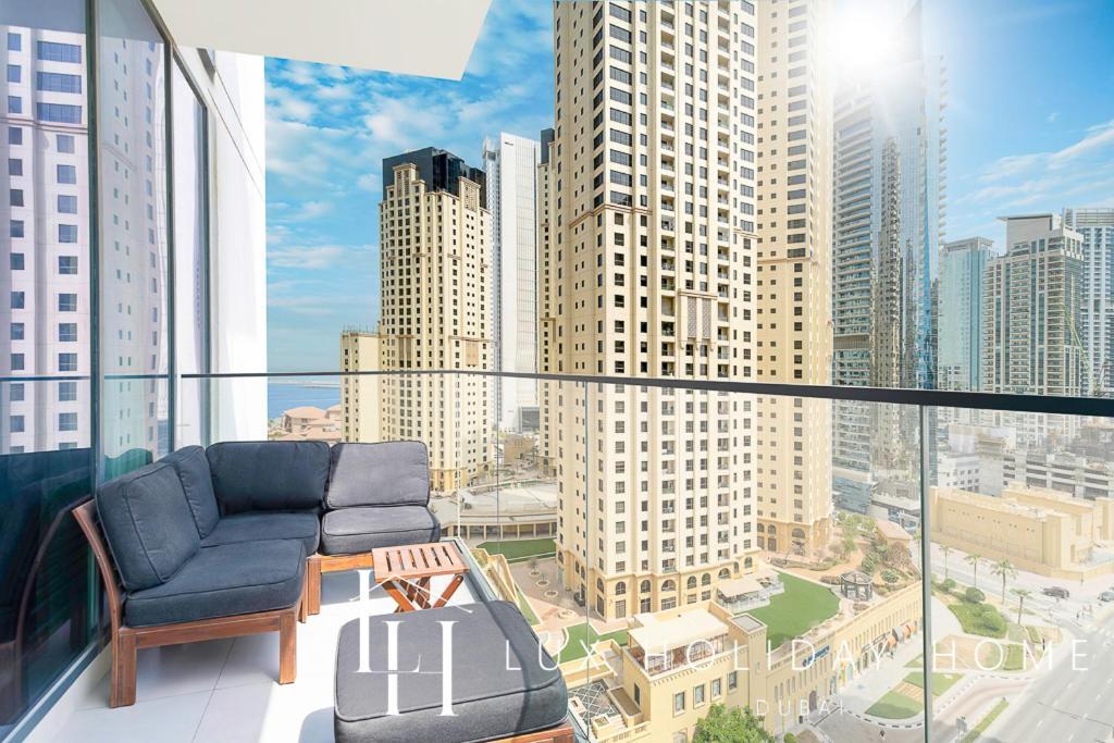 Lux Contemporary Suite With Full Marina View 6 ドバイ エクステリア 写真
