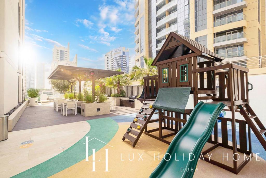 Lux Contemporary Suite With Full Marina View 6 ドバイ エクステリア 写真