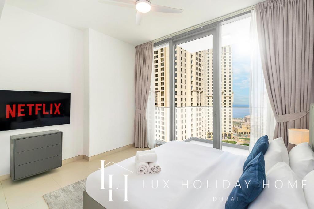 Lux Contemporary Suite With Full Marina View 6 ドバイ エクステリア 写真