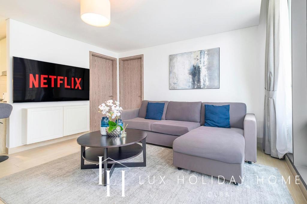 Lux Contemporary Suite With Full Marina View 6 ドバイ エクステリア 写真